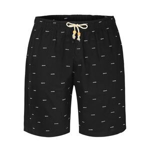 Summer Swim Elastic Waistband Drawstring Pockets Patterned Beach Board Shorts